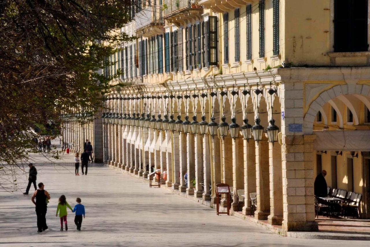 Palazzo Luxury Suite - View To Liston Square & Old Fortress Of Corfu Old Town Eksteriør bilde
