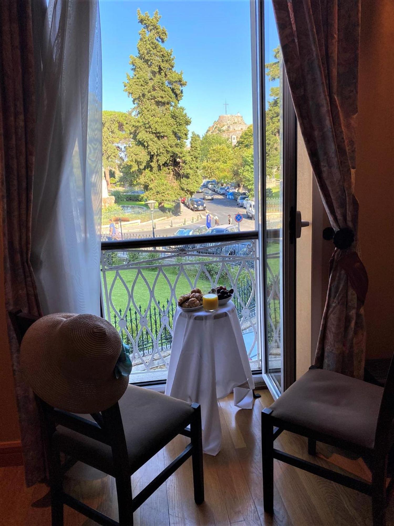 Palazzo Luxury Suite - View To Liston Square & Old Fortress Of Corfu Old Town Eksteriør bilde