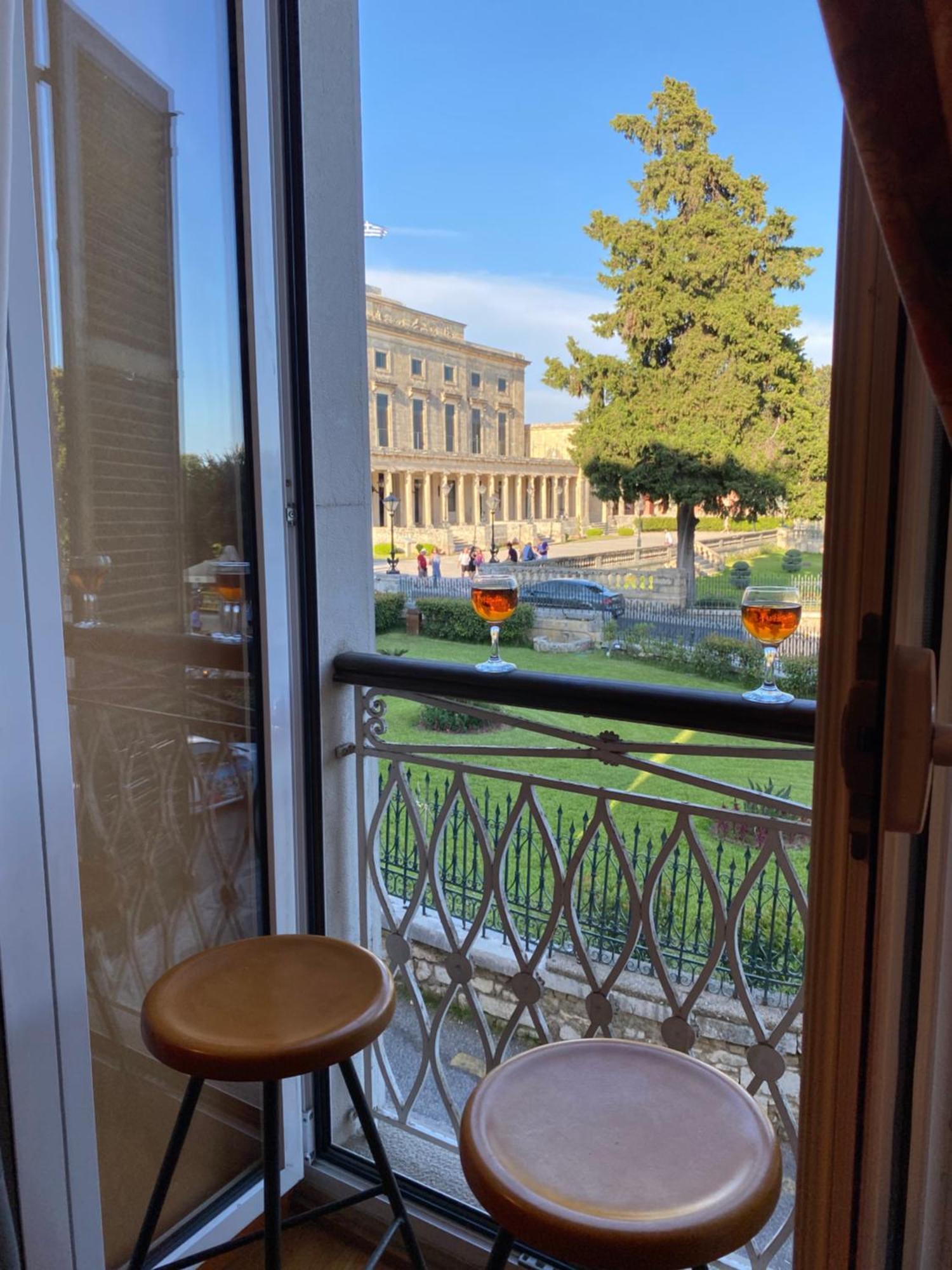 Palazzo Luxury Suite - View To Liston Square & Old Fortress Of Corfu Old Town Eksteriør bilde