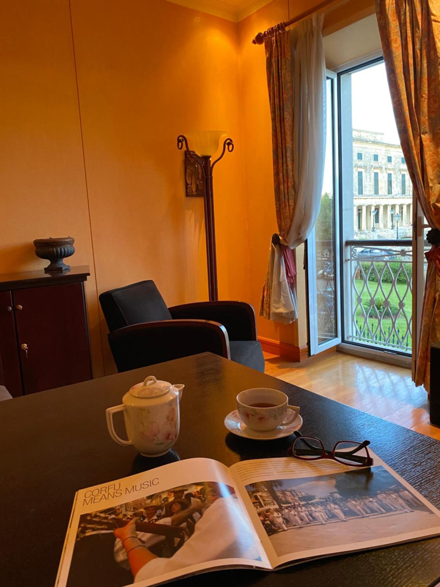 Palazzo Luxury Suite - View To Liston Square & Old Fortress Of Corfu Old Town Eksteriør bilde