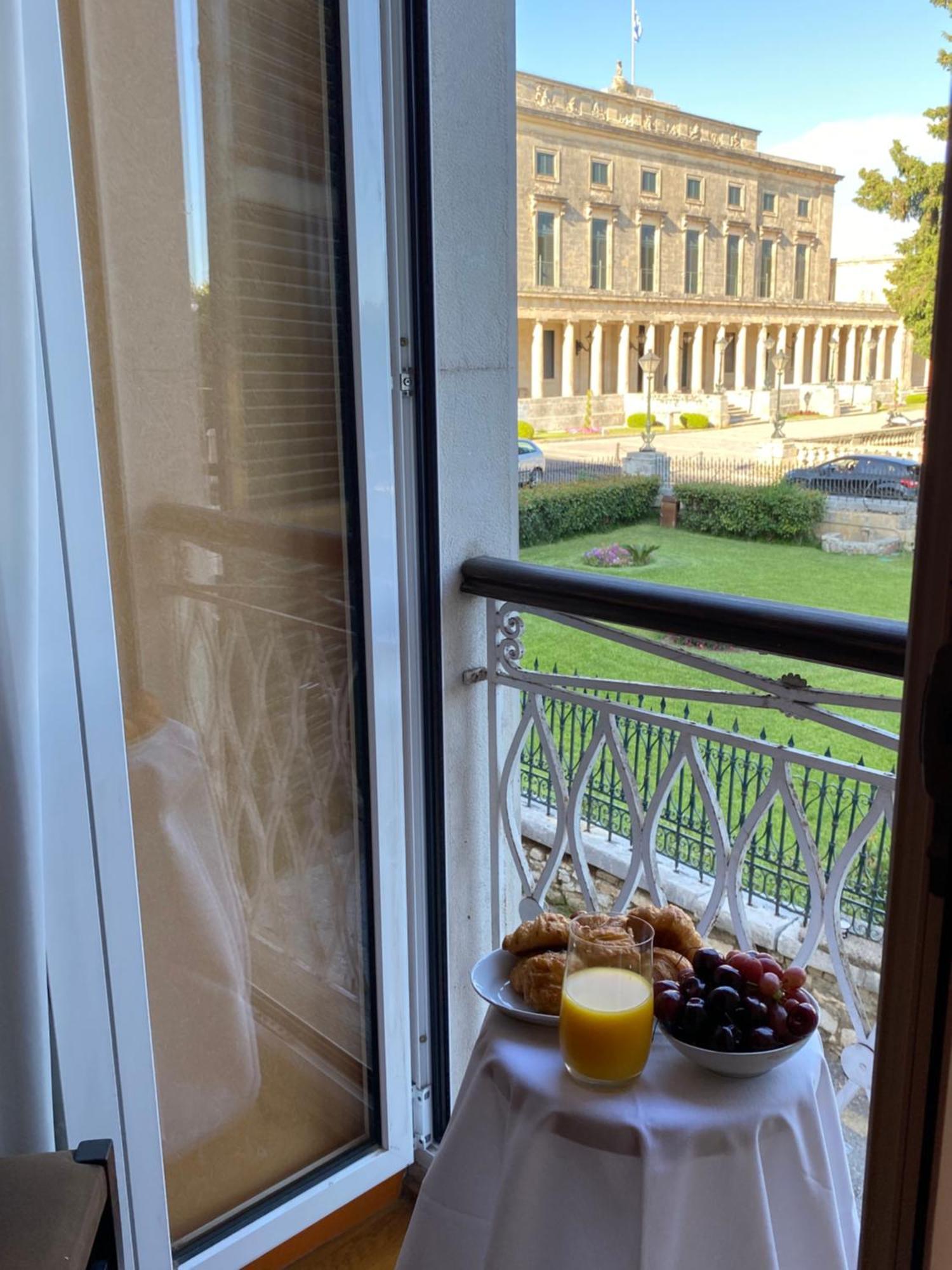 Palazzo Luxury Suite - View To Liston Square & Old Fortress Of Corfu Old Town Eksteriør bilde